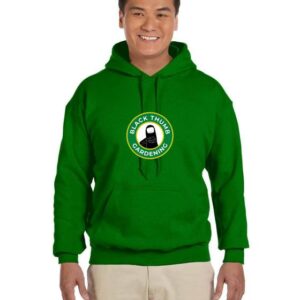 Green - Black Thumb Hoodie
